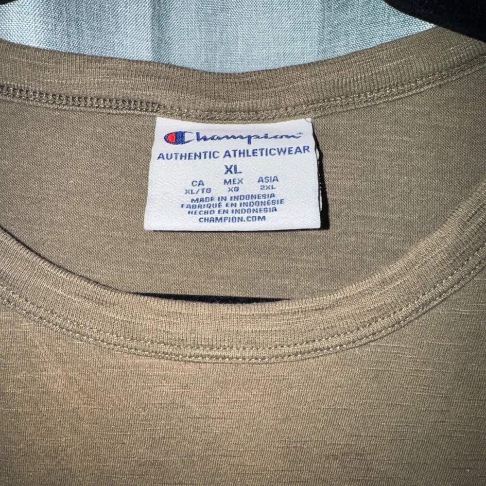 Champion green Short Sleeve 'Athletic Dept.' Graphic Tee - Picture 3 of 4